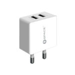 SPACE WC-101 Dual USB Wall Charger 2.4A with Micro USB Cable – Fast Charging Adapter for Android & iOS - Image 3