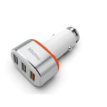 Intelligent 6.4A 35W Turbo Car Charger With LED Ring Light Over Heating, Current Protection Etc - Image 2