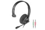 A4 Tech HS-11 Mono Black 2 X 3.5mm Plug Headset