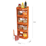 Pretty Neat 5 Tier New Vertical Style Spice Rack 8 PCs Set - Image 2