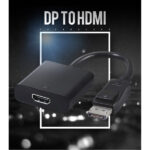 Mini Portable Plug And Play 0.25m DisplayPort To HDMI Adapter - Image 3