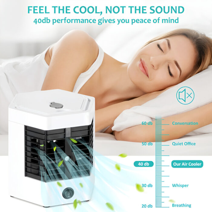 Ultra-Pro Arctic Cool Mini Portable Lightweight USB Air Cooler With 2x Cooling Power - Image 2