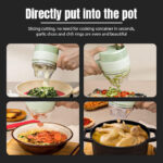 Multi-Functional 4 In 1 Electric Handheld Cooking Hammer Food Chopper - Image 9