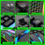 TX35 Limeide RGB Suspension Backlit Lightweight Luminous Wired Gaming Keyboard - Image 6