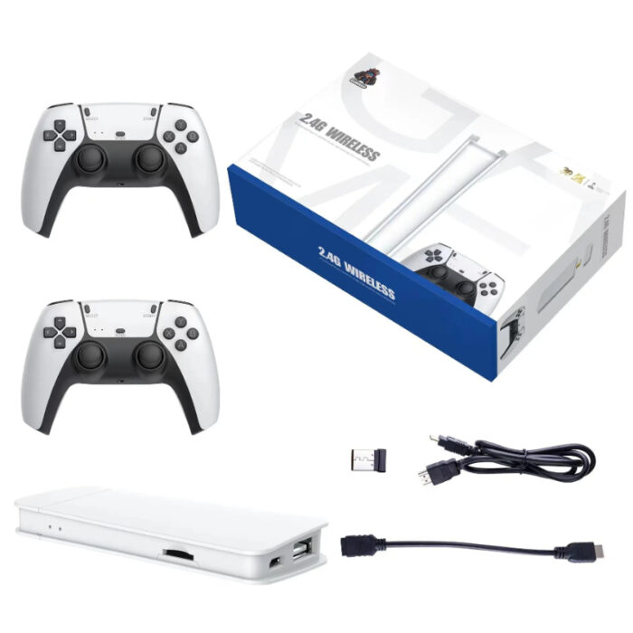 M15 4K Game Stick Console With 64GB Storage And Dual 2.4G Wireless Controllers – 20,000 Retro Games For PS1/GBA/SNES - Image 3