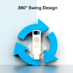 HP x206C USB 3.2 Swing Design Type-C & USB-A Dual Connector OTG Flash Drive with 32GB, 64GB, 128GB and 256GB Capacity - Image 2