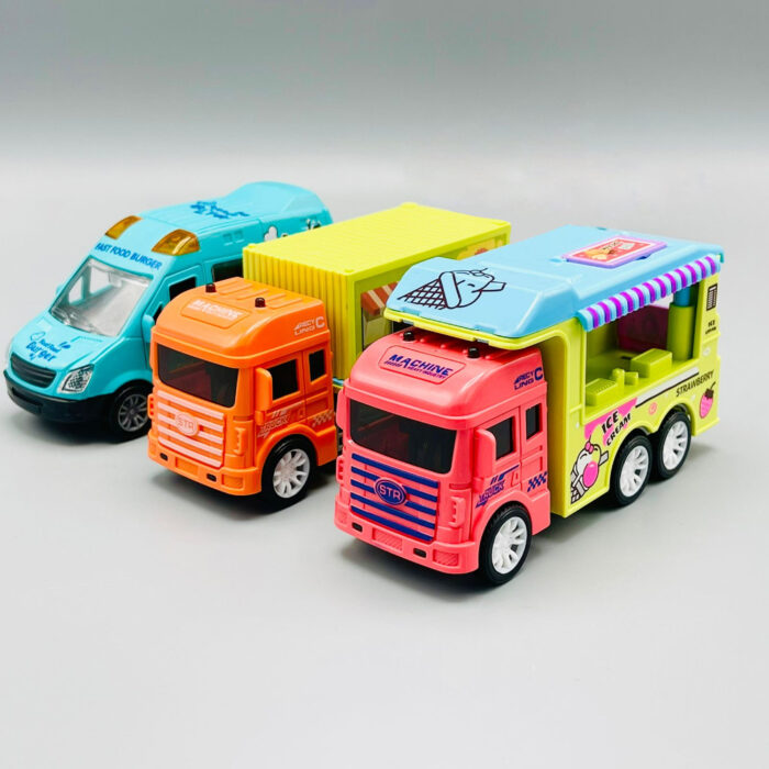 Colorful Fun Food Truck Series Cute Friction Toy For Kids - Image 8