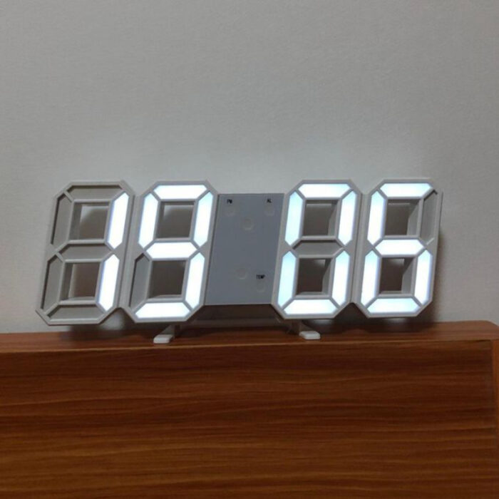 Multi-Functional Modern Design 3D LED Digital Clock - Image 3