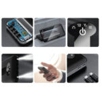 Alpha X-200 10000mAh Power Bank With Phone Holder, LED Display And 2x Torch Lights - Image 3