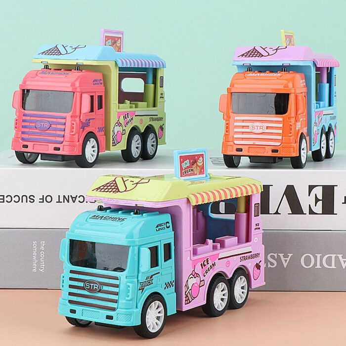 Colorful Fun Food Truck Series Cute Friction Toy For Kids - Image 3