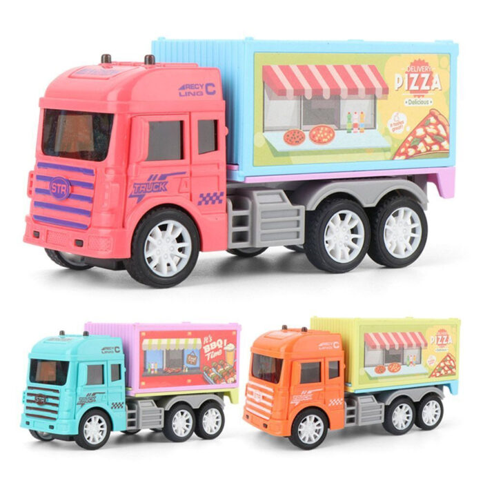 Colorful Fun Food Truck Series Cute Friction Toy For Kids - Image 6