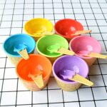 Pack Of Two Reusable Ice Cream Bowl With A Spoon Kids Dessert Ice Cream Cup - Image 6