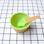 Pack Of Two Reusable Ice Cream Bowl With A Spoon Kids Dessert Ice Cream Cup - Image 4
