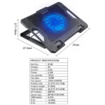 S100 Adjustable Notebook Gaming Cooler Fan Laptop Stand - Image 6