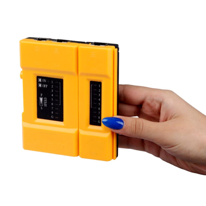 468VR Multi-Function RJ45 RJ11 Network Cable Tester with Remote Unit & LED Display - Image 10