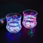 LED Flashing Glowing Water Liquid Activated Light Up Glass Cup Mug Luminous Party Drink Cup - Image 4