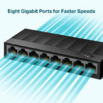 LS1008G TP-Link 8-Port Gigabit Desktop Network Switch - Image 3