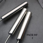Pack Of 2 Stainless Steel Hand Pressure Rotating Semi-Automatic Mixer Coffee Milk Mixing Tools - Image 7