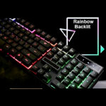 Fire Cam GK11 Suspension Key RGB Mechanical Gaming Keyboard with Aluminum Frame and Rainbow Backlit - Image 6