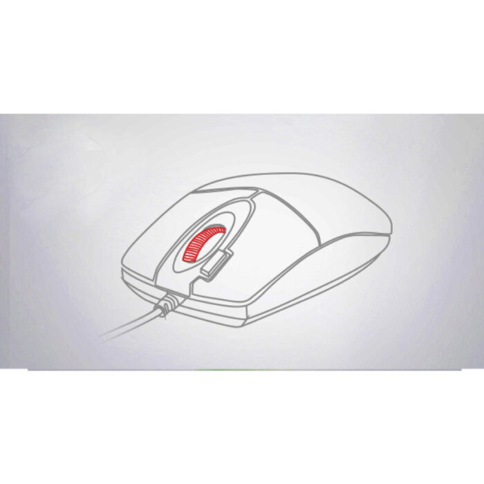 A4Tech OP-620D 2x Click Button 1000 DPI Optical Wired Mouse - Image 4