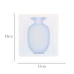 4 PCs Sticky Vase Wall Mounted Plant Holder Decorative Flower Display Vase Wall Decor - Image 5