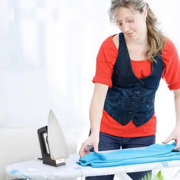 1000W National Teflon Coated Plate HTC920 Electric Dry Iron with Adjustable Temperature Control - Image 3
