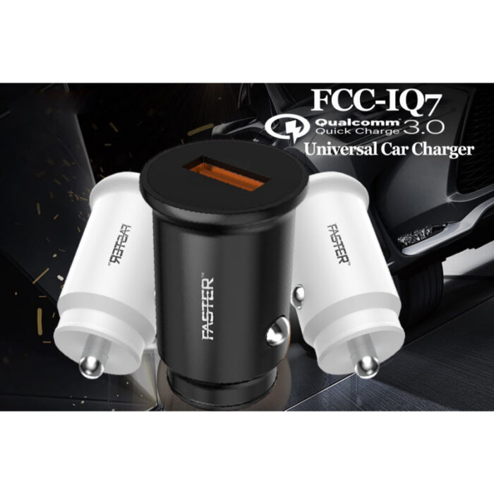 FCC-IQ7 Qualcomm Quick Charge 3.0 Micro USB Air Car Charger - Image 9