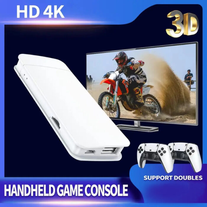 M15 4K Game Stick Console With 64GB Storage And Dual 2.4G Wireless Controllers – 20,000 Retro Games For PS1/GBA/SNES - Image 4