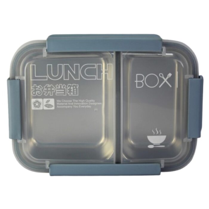 Dual-Compartment Leak-Proof Stainless Steel Lunch Box for Kids and Office - Image 7