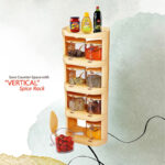 Pretty Neat 5 Tier New Vertical Style Spice Rack 8 PCs Set - Image 4