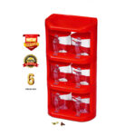 Pretty Neat 4 Tier New Vertical Style Spice Rack 6 PCs Set - Image 2