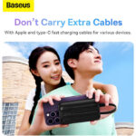 Baseus Comet Series 20000mAh 22.5W Dual-Cable Digital Display Fast Charging Power Bank - Image 2