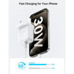Joyroom JR-TCF24EU 30W Type-C Fast Charger with PD & QC, 6X Faster and Safer Charging - Image 2