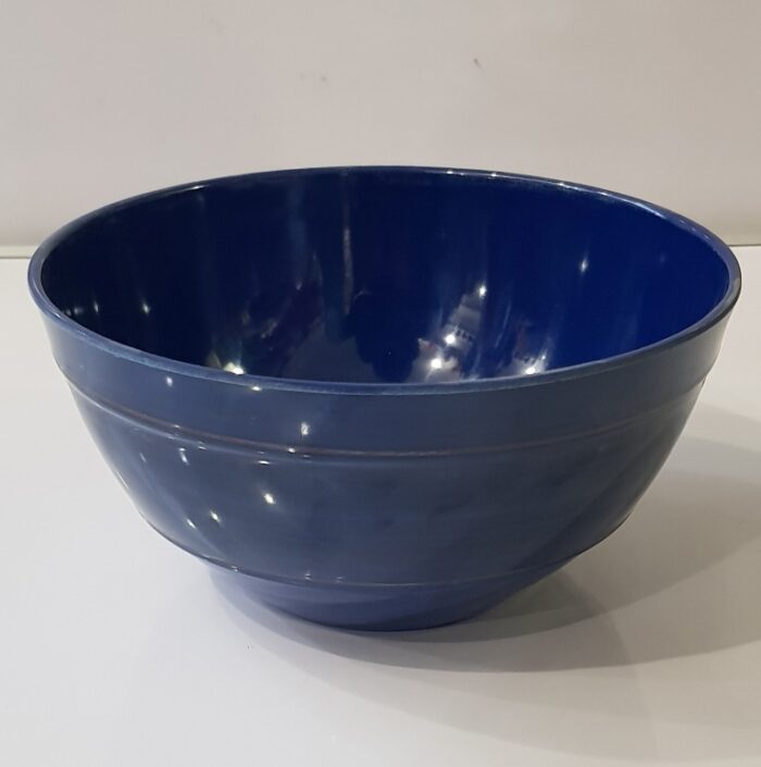 Blue Soup Bowl Tableware Food Grade Glaze Melamine Anti Knock Bowl - Image 1
