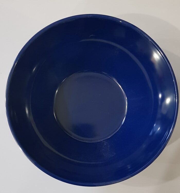 Blue Soup Bowl Tableware Food Grade Glaze Melamine Anti Knock Bowl - Image 2