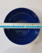 Blue Soup Bowl Tableware Food Grade Glaze Melamine Anti Knock Bowl - Image 3