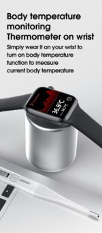 W26 Bluetooth Call Music Player Heart Rate Monitor Smart Split Screen Smart Watch
