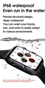 W26 Bluetooth Call Music Player Heart Rate Monitor Smart Split Screen Smart Watch - Image 3