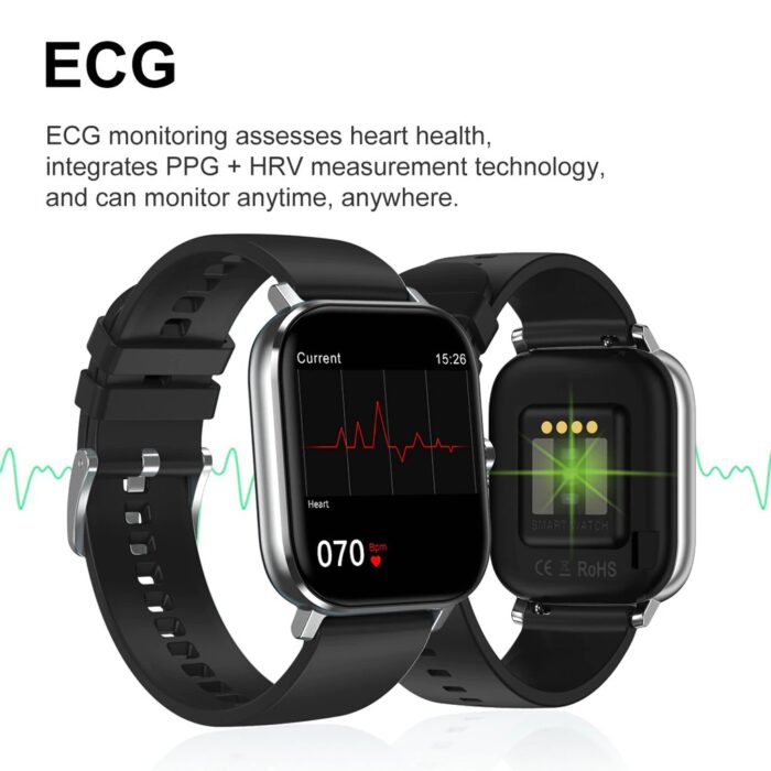 DT35 Smartwatch ECG Heart Rate Blood Pressure 1.54inch Bluetooth Call IP67 Waterproof - Image 1