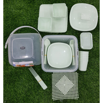 Original Limon Picnic Set 56 Pieces 6 Person Dinner Picnic Set Made In Iran