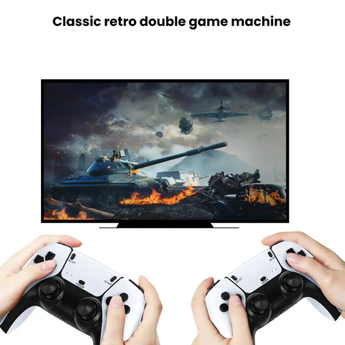 2.4G Wireless M8 Pro 4K Retro Game Stick 64GB with Classic 20000 Games, Dual Wireless Controllers - Image 3