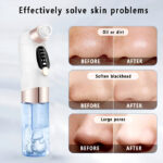 Portable Electric Rechargeable Bubble Blackhead Remover Pore Vacuum Cleaner with Interchangeable Heads - Image 8