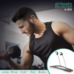 Original Audionic Air Beats A-800 Neckband With Extra Bass & High Quality Sound - Image 5