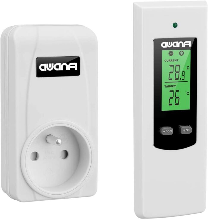AWANFI Wireless Room Thermostat With Remote Control For Electric Heating & Air Conditioner - Image 4