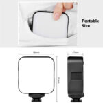 NeePho NP-L1 Portable Lightweight with 3 Modes and Type-C Rechargeable LED Video Light - Image 5