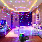 LT-910 Mini LED Projector With Speaker & RGB Disco Light - Image 12