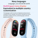 M7 Waterproof IP67 Smart Fitness Band With Heart Rate Sleep Monitoring Sports Mode - Image 7