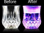 LED Flashing Glowing Water Liquid Activated Light Up Glass Cup Mug Luminous Party Drink Cup - Image 8