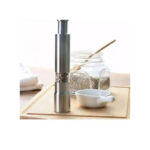 One Handed Operation Thumb Push High Quality Stainless Steel Spice Grinder - Image 3