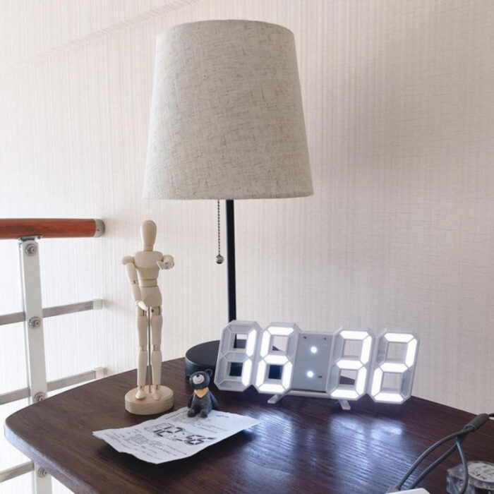 Multi-Functional Modern Design 3D LED Digital Clock - Image 6